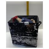 STORAGE BIN, PILLOW, CAP