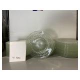 41 PLATES 8 3/4" D FEW WITH CHIPS