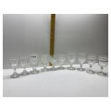 10 VINTAGE CORDIALS VARIOUS PATTERNS