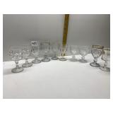 10 VINTAGE CORDIALS VARIOUS PATTERNS