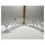 10 VINTAGE CORDIALS VARIOUS PATTERNS