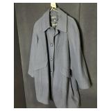 LONDON FOG FULL LENGTH WOOL COAT SIZE 2X FAUX