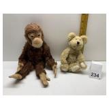 VINTAGE MONKEY AND BEAR