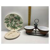 CONDIMENT DISH , SERVING PLATE