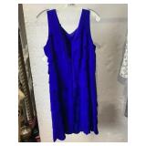 JULIA JORDAN SIZE 14 ROYAL BLUE POLYESTER DRESS