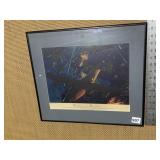 FRAMED BOMBERS OVER BINGHAZI PRINT