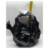 DONCASTER ITALY BLACK PATTON LEATHER PURSE