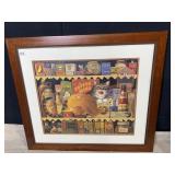 CHARLES WYSOCKI TWEEDIEï¿½S FRAMED PRINT SIGNED TOP