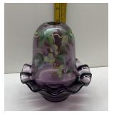 FENTON SIGNED BETTY LAMP