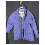 EDDIE BAUER QUILTED PUFFY KNEE LENGTH COAT SIZE L