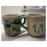 ADORABLE BUNNY MUGS THE HALDON GROUP 1983 8 W/