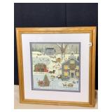 CHARLES WYSOCKI 1982 219/2000 SIGNED LL FRAMED