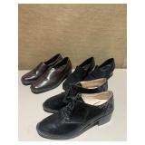 3 PAIRS SHOES 2 NEW 36 & 36.5 DANCE SHOES