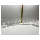 10 VINTAGE CORDIALS VARIOUS PATTERNS