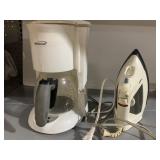 COFFEE MAKER AND IRON