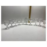 10 VINTAGE CORDIALS VARIOUS PATTERNS