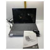 ACER COMPUTER W/ WIRELESS MOUSE AND POWER CORD