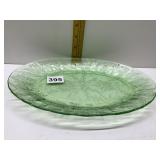 GREEN DEPRESSION PLATE