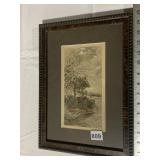 C.E. PEARY WELL PRINT FRAMED