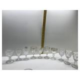 10 VINTAGE CORDIALS VARIOUS PATTERNS