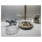 MUG, SERVING PLATE, COW ETC.