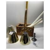 DOUBLE SIDE BASKET, CANDLES ETC.