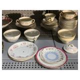 LARGE IRONSTONE ANTIQUE PLATTER SM. HAIRLINE ON