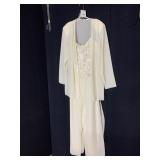 PATRA 2 PC FORMAL EVENING OVERLAY JUMPSUIT WITH