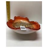 ART GLASS MULTI COLOR DISH