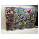 PUZZLE ON BOARD 27" W X 20", STATION SQ. POSTER