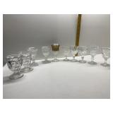 10 VINTAGE CORDIALS VARIOUS PATTERNS