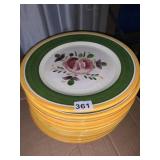 11 DELLA WARE - EL ROSE PLATES