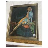 ART NOUVEAU FRAMED PICTURE