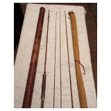 SOUTH BEND IND FISHING POLE IN DAMAGED CARDBOARD