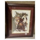PEGGY ADAMS SANTA PRINT