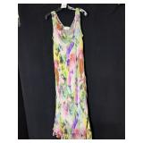 MARINA RINALDI MADE IN ITALY PURE SILK PASTEL