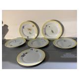 BUGS & BUTTERFLIES WILLIAM SONOMA 6 PLATES