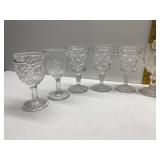 10 VINTAGE CORDIALS VARIOUS PATTERNS