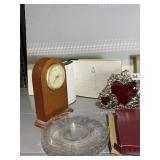 PINK DEPRESSION PLATES, ADDRESS BOOKS, CLOCKS