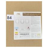 HAMILTON NEW THREE LAMP CANDLE LED GLASS VANITY