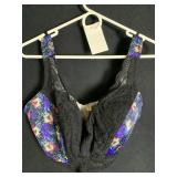 RHONDA SHEAR 2X LACE AND PRINT BRA NO BACK OR