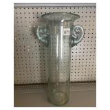 16" H VASE W/ SCROLL HANDLES