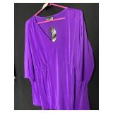 CSC PURPLE LADIES TOP 2X NEW