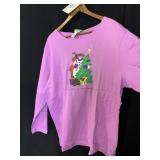 QUACKER FACTORY LADIES PURPLE TOP WITH
