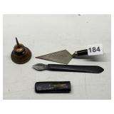 MINI COPPER OIL CAN, RODGERS CUTLERS TO HER