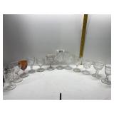 12 EAPG CORDIAL GLASSES
