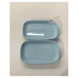 2 SAUDI ARABIAN AIRLINES STONEWARE DISHES