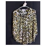 CAROLYN STRAUSS COLLECTION LEOPARD PRINT SEMI