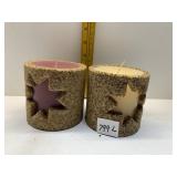 TWO SUN FRONT CANDLES