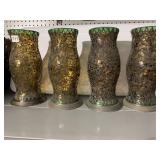 12" H MULTI-COLOR HURRICANES W/ BASES